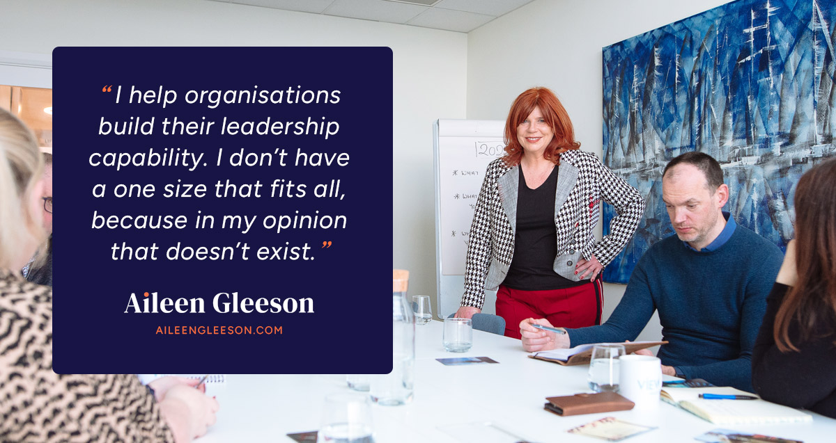 Leadership Coaching Development Training Ireland - Aileen Gleeson