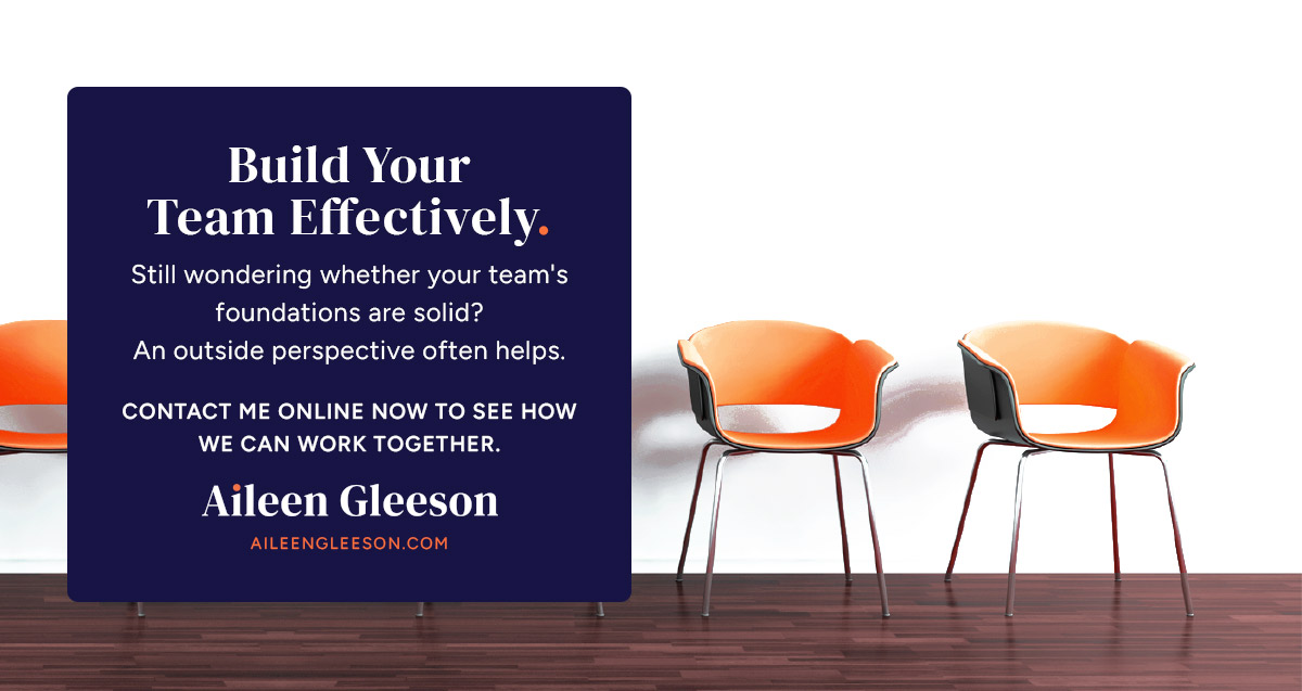 Build Your Team Effectively - Aileen Gleeson