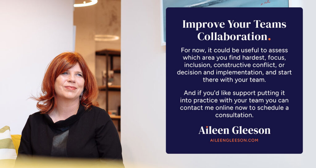 Improve Your Teams Collaboration - Team Coaching Services Ireland